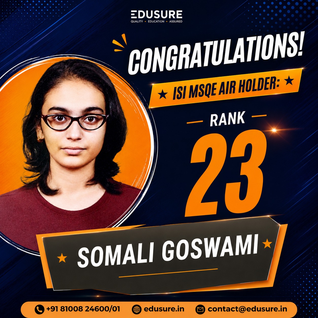 isi somali goswami rank23